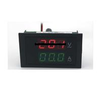 Dual LED display Voltage and current meter blue backlight panel voltmeter ammeter range AC 80-300V 0-50.0A AUOQKQUT