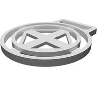 Dual Lens Cap Holder for 58mm 77mm Sigma Canon Cameras with 40mm Mount