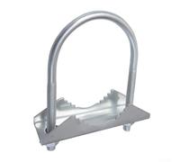 Dual Mast Clamp 1-1.8in U-Bolt Pipe Mount(E) | Fits 1-1.8in pipes, U-bolt design prevents slipping, per ideal for per antenna mast extension