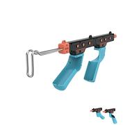 Dual-Mode Shooting Game Blaster Grip Gunstock for Switch/ Switch OLED/ Switch 2, Rifle-Like or Dual-Pistol Handle Accessories Connect to Touch Controller