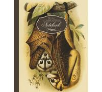 Dual Notebook: Sketchbook and College Ruled Notebook in One with a Vintage Bat Illustration Cover