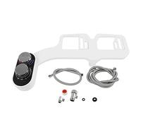 Dual Nozzle Bidet Sprayer | Auto - Rinsing & Adjustable Water Pressure | Non - Electric Bidet Toilet Attachment for Cold/Hot Water | ABS Material, Easy Installation Kit Included (9/16in North