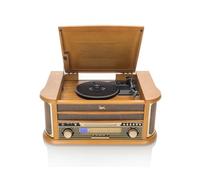 Dual NR 4, Radio da tavola, UKW, MW, CD-Player, Cassetta, USB, Giradischi, Legno