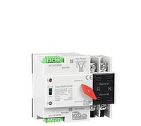 Dual Power Automatic Transfer Switch 220V 2P 4P Din Rail ATS Uninterruptible Power Supply For Solar And Inverter EK2R EKFBQBGW(2P,100A)