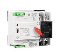 Dual Power Automatic Transfer Switch 2P 4P Din-schiene ATS gruppo di continuità per City Grid-Generator 220V EK2R(2P,100A)