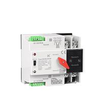 Dual Power Automatic Transfer Switch 2P 4P Rail ATS Uninterruptible Power Supply 220V EK2R(2P,63A)