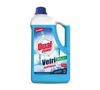 Dual Power Detergente Multiuso HACCP con Antibatterico e Ammoniaca - Rimuove la Polvere da Vetri e Specchi - Formato Professionale da 5 Litri