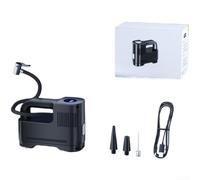 Dual Power Tire Inflator 12V Cordless 2000mAh LED | 12V DC and USB rechargeable, 2000mAh per battery, dual power flexibility, roadside use, LED work light