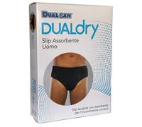 DUAL SANITALY SpA SOC.BENEFIT Slip assorbente lavabile Dualdry uomo, taglia M, 3 pezzi