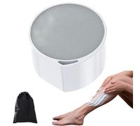 Dual-Side Nano Skin Perfect Tool, 2 in 1 Crystal Hair Eraser for Hair Removal, Reusable Hair Removal Device, Crystal Hair Eraser for Women and Men, For Back Arms Legs Feet (Silver)