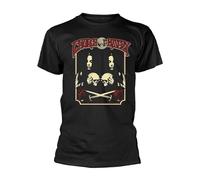 Dual Skull Girl By Church of Misery T-Shirt for Mens Black L