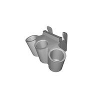 Dual Slot Sharpie Holder for Wall Control Pegboard - Enhanced Stability Design