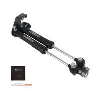 Dual Steering Stabilizer Damper Kit 4'' Up Lift Big Bore for Jeep Wrangler YJ