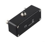 Dual Switch - Pedale effetto per chitarra, interruttore a pedale in metallo | Due interruttori indipendenti, alloggiamento interamente in metallo, design durevole, laccato nero, design compatto