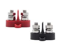 Dual Terminal Stud / 2 porte a vite con piastra isolante rimovibile, 2 x M8 (5/16")