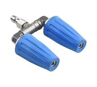Dual Turbo Nozzle Pressure Washer Tip, 4000 PSI High Pressure Rotating Spray Tip with 1/4 inch Quick Connect, Double Jet Power Cleaner for Driveway & Patio