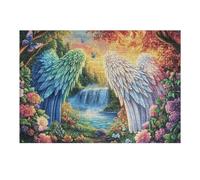 Dual Wings over Waterfall And Flowers Puzzle 300 Pezzi Educativo Premium Happy Time Per Ragazzi Intelligenza Creativa Idea Regalo Natale E Pasqua 300 PCS