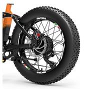 DualColorStampe Adesivi Cerchi Bici FAT BIKE 20'' Pollici Ruota Bici accessori Fat bike MTB Stickers Cerchi BANDIERA ITALIANA ITALIA - B0135 (Bianco Lucido)