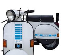DualColorStampe Adesivi Compatibili con PIAGGIO VESPA 1981 PX 125 GTS 300 super GTV 300 GTV250 GTV125 The Story COD. M0333 (BLU 53)
