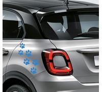 DualColorStampe Adesivi con zampe di gatto cane stickers con stampe di zampa di animale impronte di zampe decalcomanie 0010 (BLU 53)