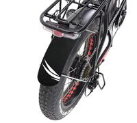 DualColorStampe Adesivi Parafango Bici FAT BIKE 20'' Pollici Ruota accessori Fat bike MTB Stickers parafango anteriore e posteriore ALI - B0102 (Bianco 10)