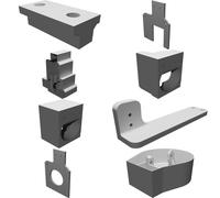 DualDrive Extruder Mount with V6 Hotend for Tronxy X5S - Direct Drive Conversion