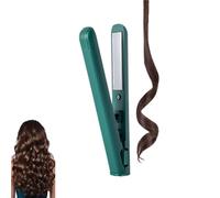 Dualglam Mini Dual-Purpose Curling Iron, 2025 New Hair Straightener and Curler 2 in 1, for Short and All Hair Types (Green)