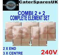 Dualit Combi 2+2 Completo Toaster Elemento Set 3 X Centro 2 Taglio Ricambio GSP