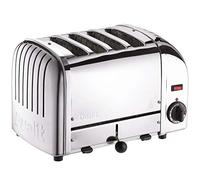 Dualit - Tostapane a 4 fette in acciaio INOX Argento