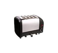 Dualit - Tostapane a 4 fette in acciaio INOX Nero