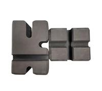 Dualoai 2 Blocchi di Supporto per Piana, Antiscivolo, Regolabili in Altezza, per Allenamento con Bilanciere.