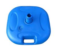 Dualoai Base per Ombrellone da Giardino, Riempibile, Antivento, con Porta-Asta Riempiti d'Acqua per Pesca, Patio, Esterni, Prato, Cortile, Blu 20l