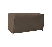 Dualoai Copertura per Panca Contenitore Rettangolare Impermeabile con Coulisse, per Tavolo da Fuoco Esterno, caffè, S