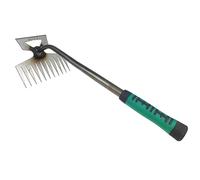 Dualoai Estrattore di Erbacce da Giardino Sarchiatore Multifunzionale con Impugnatura Ergonomica Strumento per Rimuovere Le Piante Sarchiatore a Mano da Giard, 13 Denti di Sega