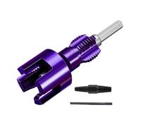 Dualoai Kit Filettatore per Trapani Elettrici Fai Da Te, Utensile per Filettatura Tubi Interno Ed Esterno Portatile Ad Alta Resistenza, 4 Punti
