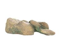 Dualoai Miniature di Rocce Artificiali per Paesaggi, Fondali Decorativi, Paesaggio Roccioso Decorativo per Cortile, 25,5x13,5x7,3 cm