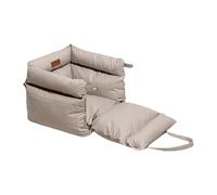 Dualoai per Cani, Cuccia Da Viaggio per Animali Domestici, Fondo Antiscivolo per Cani di Piccola E Media Taglia, Cuccia Portatile Morbida E Ri, Grigio