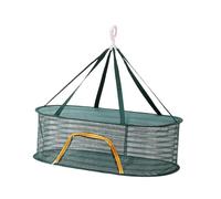 Dualoai Portaoggetti Pieghevole in Rete per Asciugatrice a Rete di Grande capacità per Alimenti, Piatti, Piante, Carne, Singolo Strato