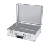 Dualoai Valigetta in Alluminio, Valigetta Portautensili in Alluminio, Grande Scatola per Accessori, Valigetta in Alluminio per Officine di Riparazione Private, chiave L