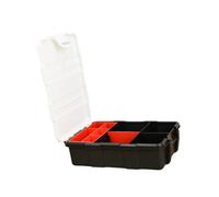 Dualoai Valigetta Portautensili, Scatola Porta Esche Da Pesca, Valigetta per Elettricisti con Divisori Rimovibili, Valigetta per La Riparazione di Cacciaviti, 13,5 cm x 22 cm x 5,8 cm