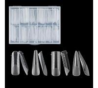 Duals Forms Set per Extension Gel Form French Line Sticker Acrilico Stampo Manicure Strumento