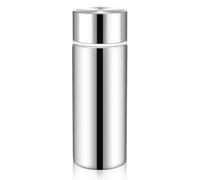 Dualshine Mini borraccia termica da 122 ml, in acciaio inox, mantiene le bevande fredde e calde per il pranzo o per il caffè (argento)
