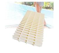 DUANHOZ Griglia di Scarico di Troppo Pieno per Piscina Color Osso - 20x100 cm, 1 Pezzo, Multiuso per Un efficiente drenaggio dell'Acqua e la Manutenzione della Piscina.