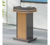 DUANHOZ Leggio/Podio in Legno - Pulpito da Terra per chiese, uffici e scuole - Facile da Montare - Ideale per presentazioni e discorsi su podio
