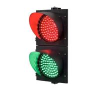 DUANHOZ Semaforo a LED da 12 Pollici, Segnale Stradale da 300 mm per pesa pubblica e autoscuola, Luce di Sicurezza Stradale a 24 V, indicatore Luminoso e Resistente per autolavag