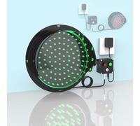 DUANHOZ Semaforo Rosso e Verde 2 in 1, Luce di Segnalazione a LED Plug And Play con Controller, alloggiamento in PC Impermeabile IP54, luci di Stop a LED industriali (240 V, 300