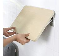DUANHOZ Tavolo Pieghevole Compatto a Parete, salvaspazio, con Ripiani a ribalta, Ideale per Piccoli spazi, Soluzione di archiviazione Versatile in Legno, Perfetto per casa, uffic