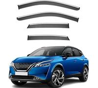 Set di 4 Deflettori d'Aria Adesivi per Nissan Qashqai MK3-J12 2023 2024+, Deflettori D’Aria Finestrino Laterale Visiera Sun Pioggia Guard Ombra Scudo
