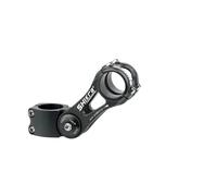 DUANSIYU Attacco Manubrio MTB Attacco Manubrio Power Riser for Bicicletta Regolabile for in Lega di Alluminio Nero/Rosso Pieghevole