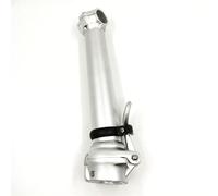 DUANSIYU Attacco Manubrio MTB Stelo da Bici Pieghevole 25,4mm-Manubrio 28.6mm-Forcella 21.5cm Doppio Dado Che Fissa Il Tubo dello Stelo Verso l'interno Nero/Argento